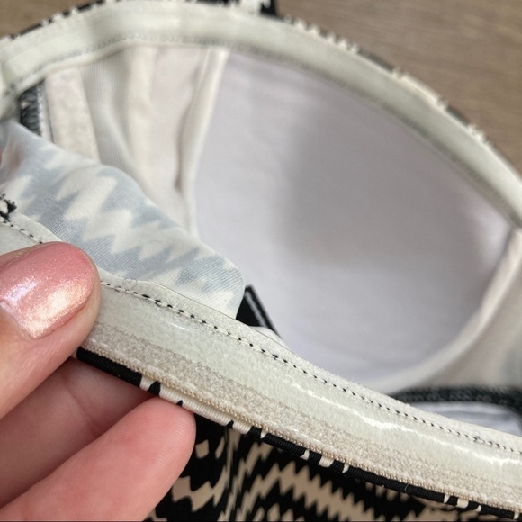 2BAMBOO Twist Underwire Tankini Swim Top Zig Zag Print - Picture 13 of 13